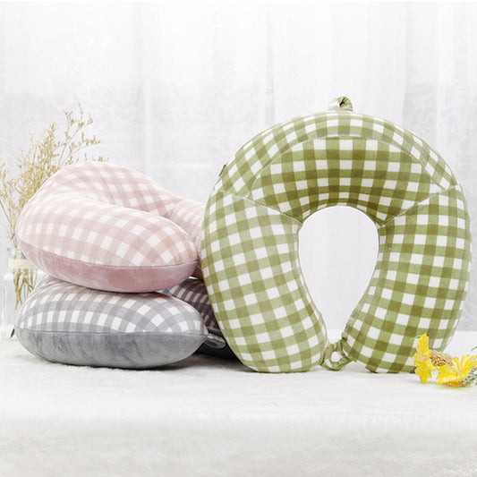 Travel slow rebound massage neck pillow