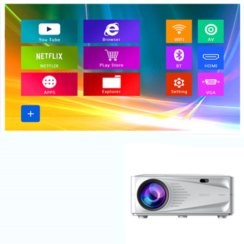 Hd Smart Projector Wifi Home 3200 Lumen Cell Phone Projector