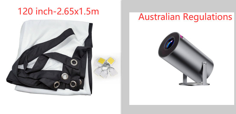 Portable Projector Small Straight Projector For Home Use 180 Degrees Projection Angle Automatic Focus Home Video Projector