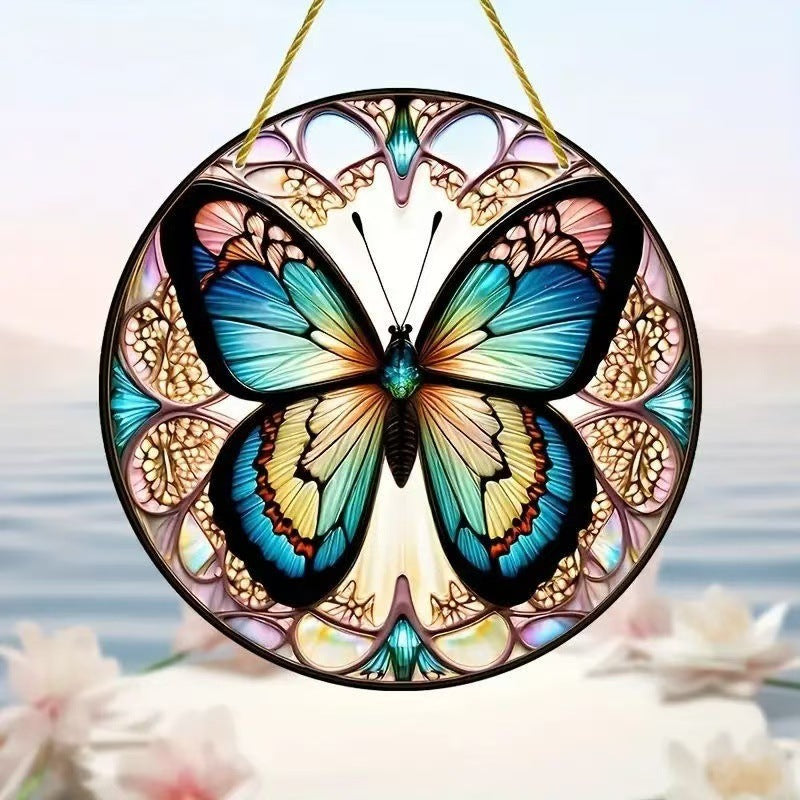 Creative Butterfly Theme Home Wall Decoration Acrylic Hanging Painting